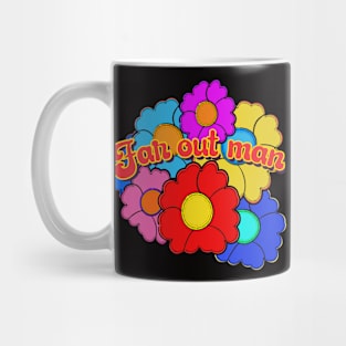 1960's Flower power hippie design Mug